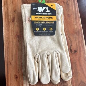 Wells Lamont Gloves NEW XL tan cowhide leather